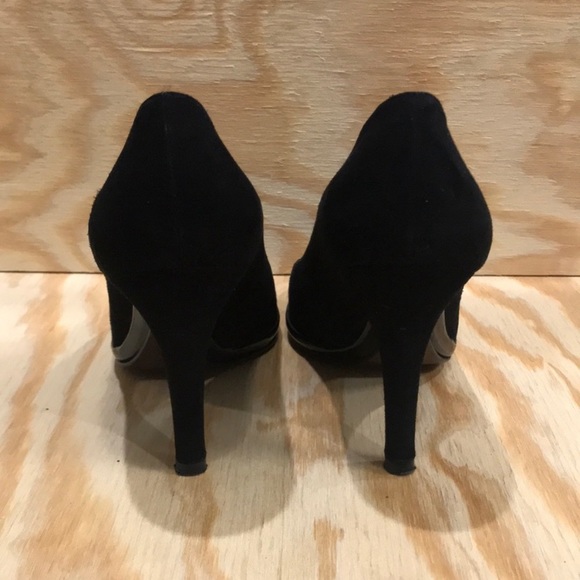 Stuart Weitzman Sexy Suede Black Heels - Picture 4 of 7